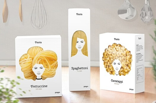 杭州包裝設計——風情萬種的意大利面包裝設計