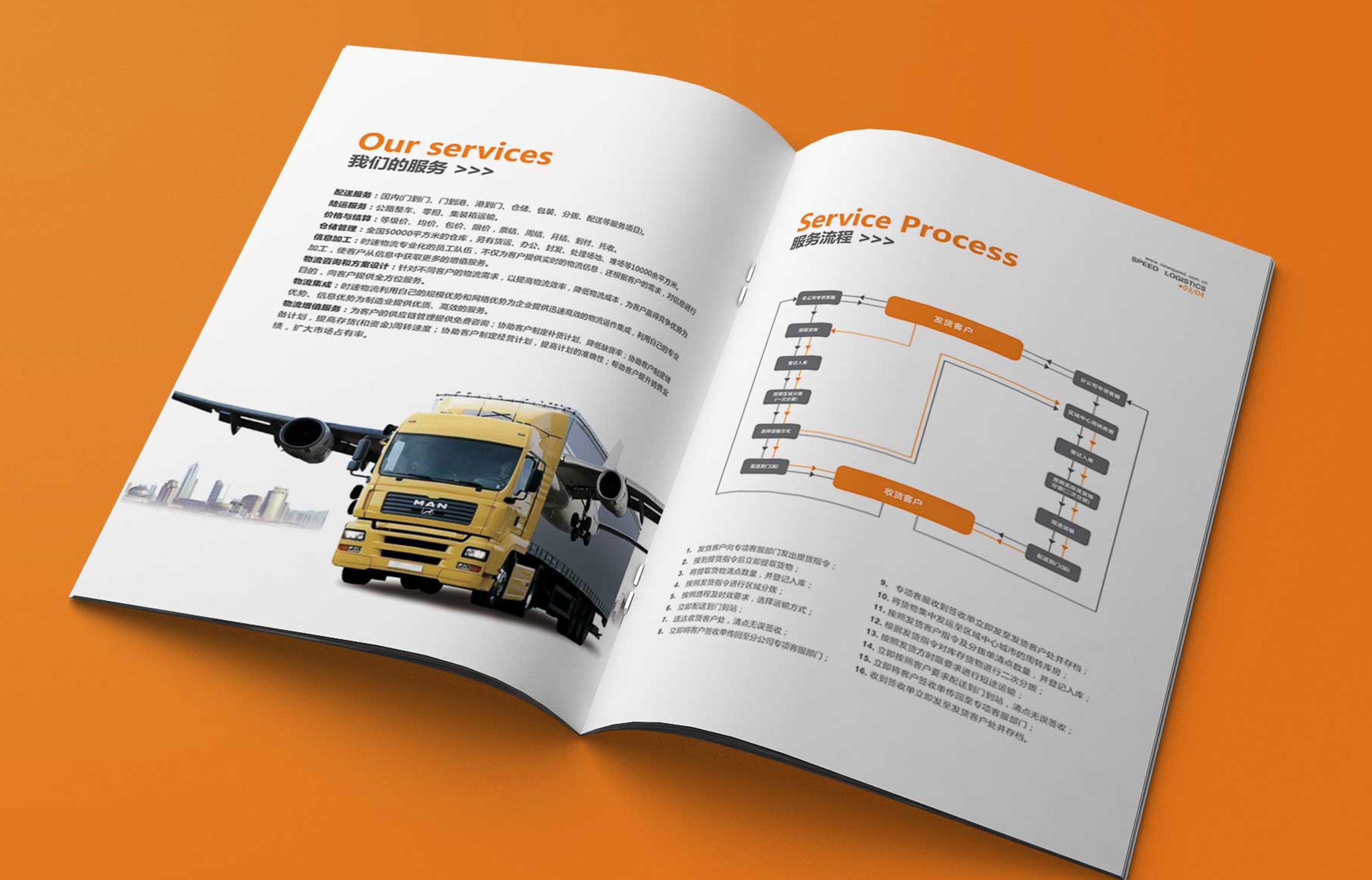 物流公司畫(huà)冊(cè)設(shè)計(jì)怎么開(kāi)展？