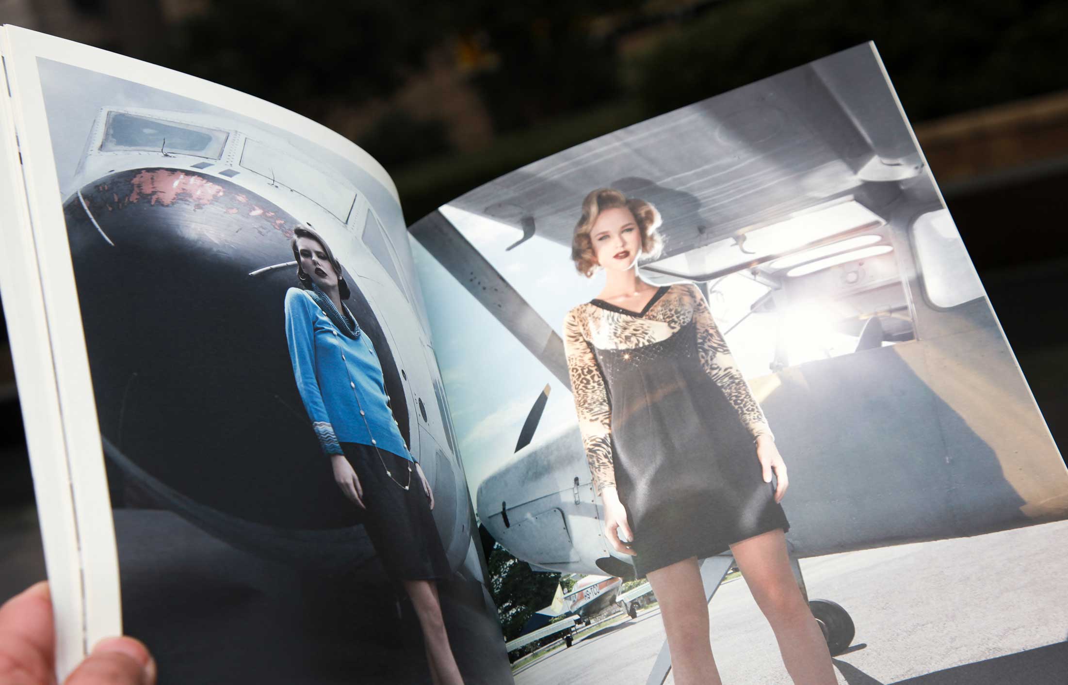 時裝行業中畫冊的設計