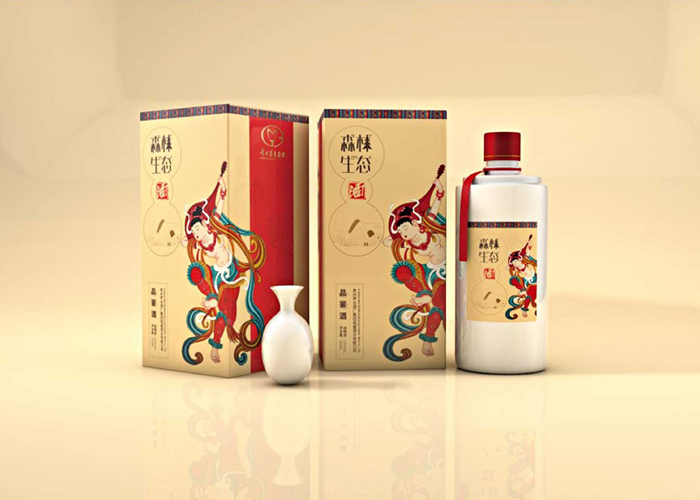 新型濃香型白酒品牌包裝設(shè)計的魅力?