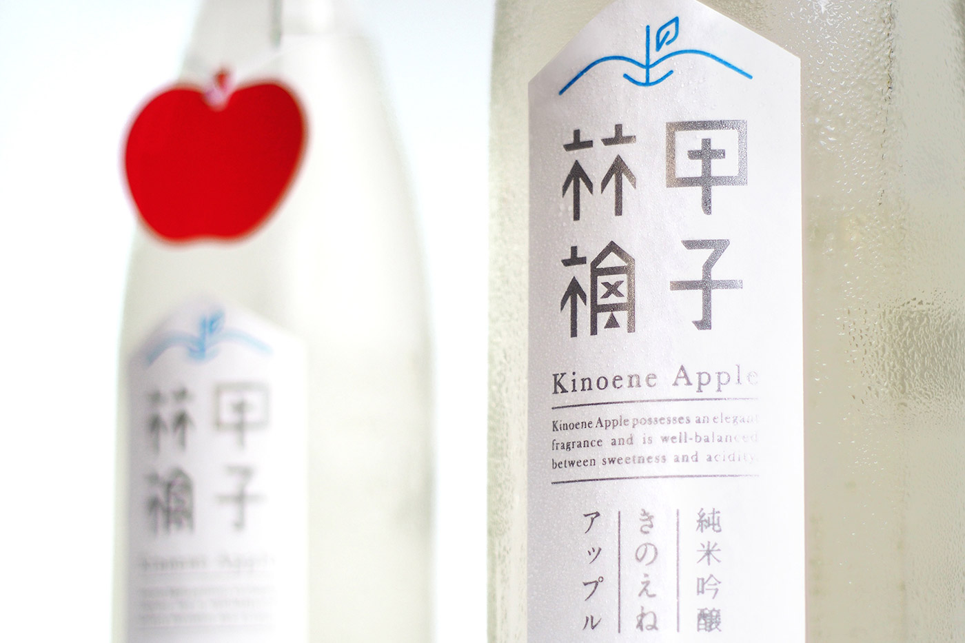 日本蘋果醋酒創意包裝排版