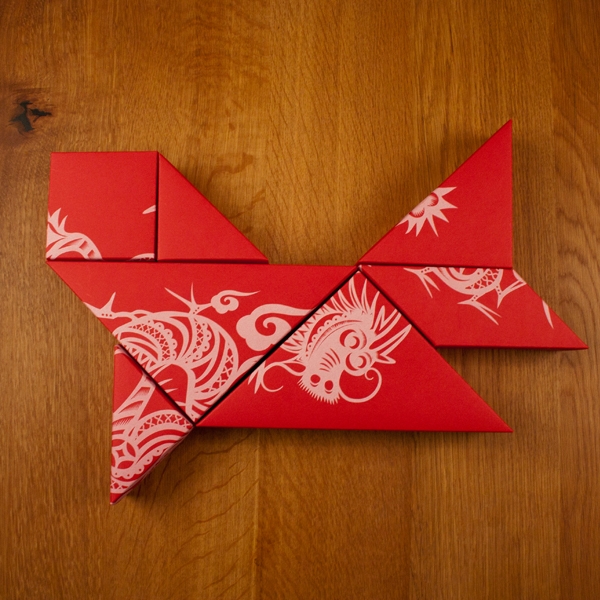 春節(jié)禮品盒包裝設計，新年七巧板的妙用